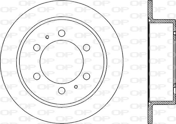 Open Parts BDR1860.10 - Тормозной диск autodnr.net