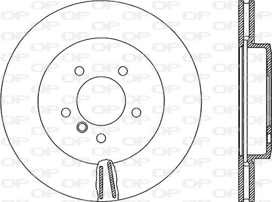 Open Parts BDR1881.20 - Гальмівний диск autocars.com.ua