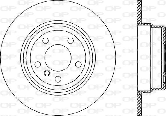 Open Parts BDR1891.10 - Гальмівний диск autocars.com.ua