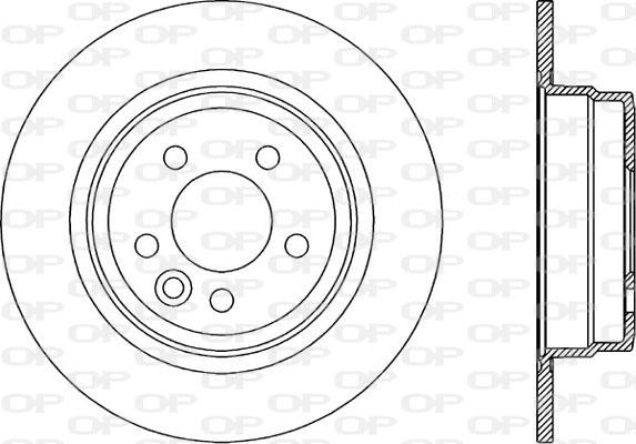 Open Parts BDR1894.10 - Гальмівний диск autocars.com.ua