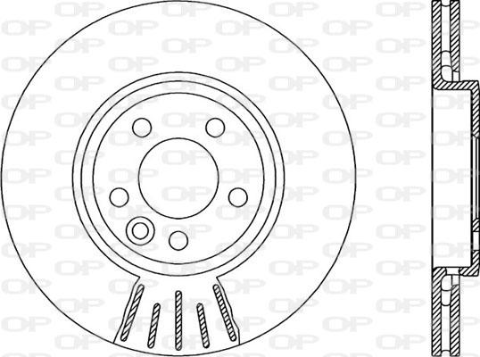 Open Parts BDR1900.20 - Гальмівний диск autocars.com.ua