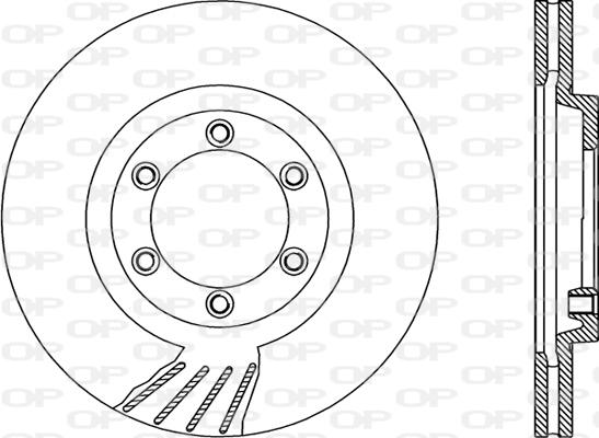 Open Parts BDR1913.20 - Гальмівний диск autocars.com.ua