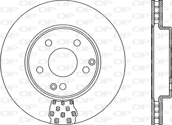 Open Parts BDR1916.20 - Гальмівний диск autocars.com.ua