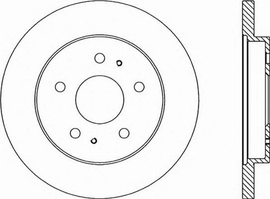 Open Parts BDR1920.10 - Гальмівний диск autocars.com.ua