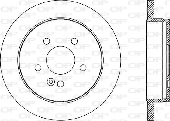 Open Parts BDR1935.10 - Гальмівний диск autocars.com.ua