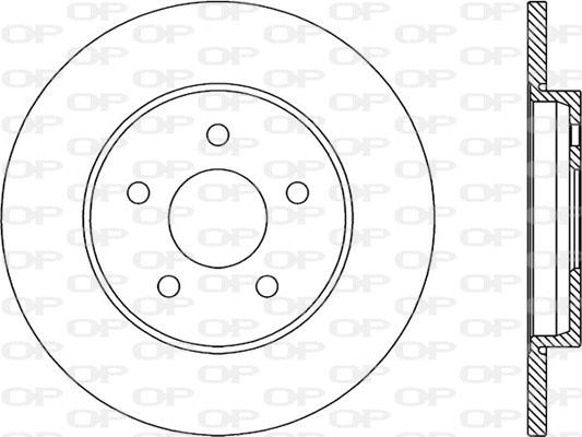 Open Parts BDR1948.10 - Гальмівний диск autocars.com.ua