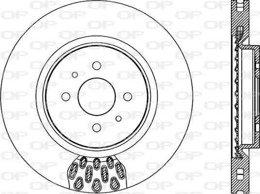 Open Parts BDR1973.20 - Гальмівний диск autocars.com.ua