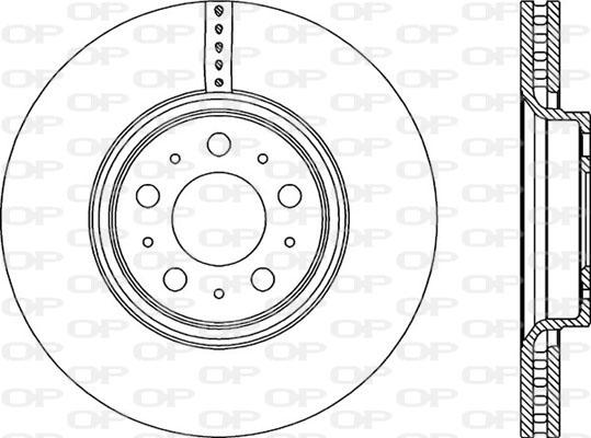 Open Parts BDR1976.20 - Гальмівний диск autocars.com.ua