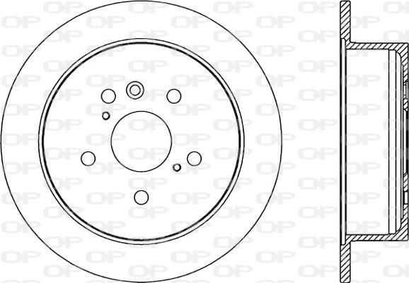 Open Parts BDR2049.10 - Тормозной диск autodnr.net