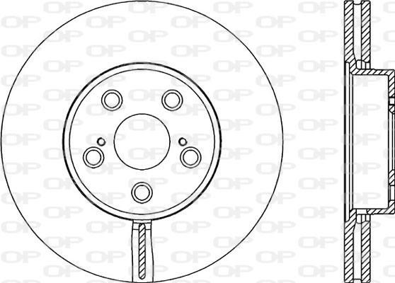 Open Parts BDR2057.20 - Тормозной диск autodnr.net