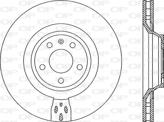 Open Parts BDR2071.20 - Гальмівний диск autocars.com.ua