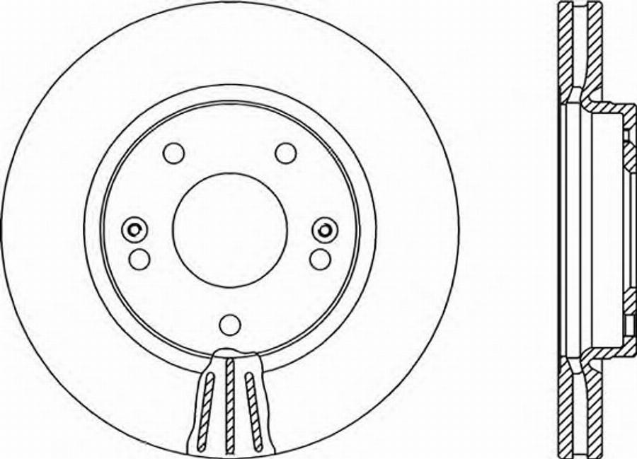 Open Parts BDR2138.20 - Гальмівний диск autocars.com.ua