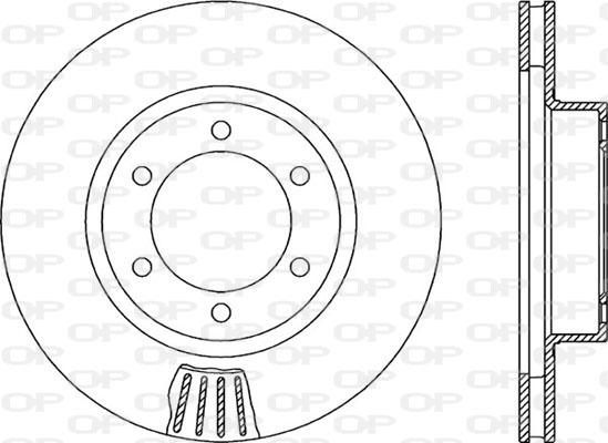 Open Parts BDR2149.20 - Гальмівний диск autocars.com.ua