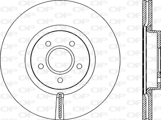 Open Parts BDR2154.20 - Гальмівний диск autocars.com.ua