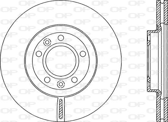 Open Parts BDR2158.20 - Гальмівний диск autocars.com.ua