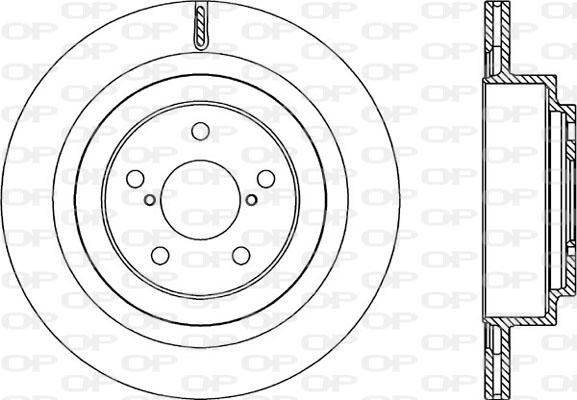 Open Parts BDR2219.20 - Гальмівний диск autocars.com.ua