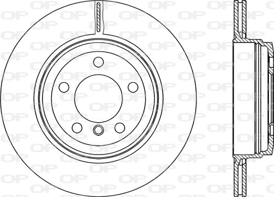 Open Parts BDR2221.20 - Гальмівний диск autocars.com.ua