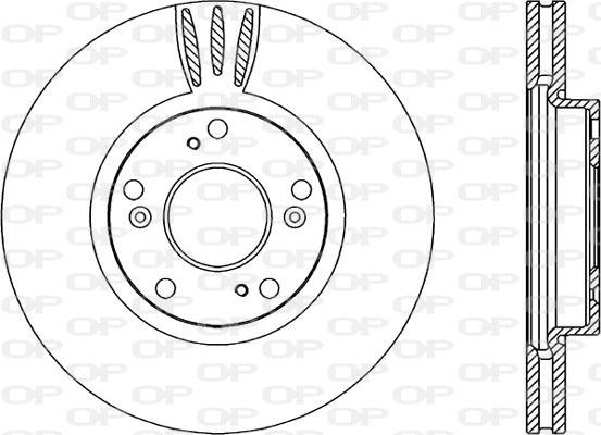 Open Parts BDR2226.20 - Гальмівний диск autocars.com.ua