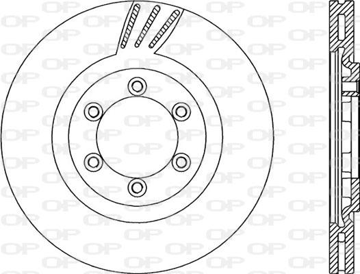 Open Parts BDR2229.20 - Гальмівний диск autocars.com.ua