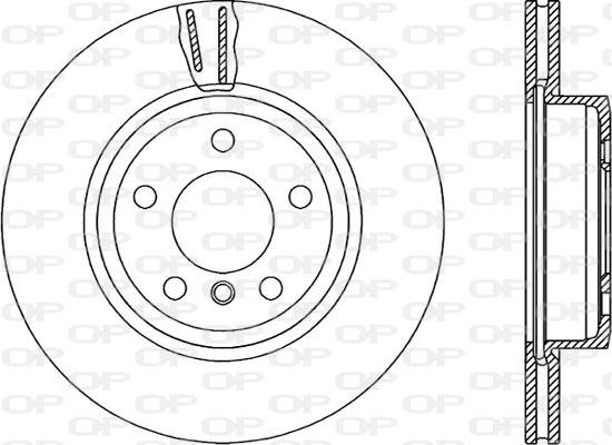 Open Parts BDR2236.20 - Гальмівний диск autocars.com.ua