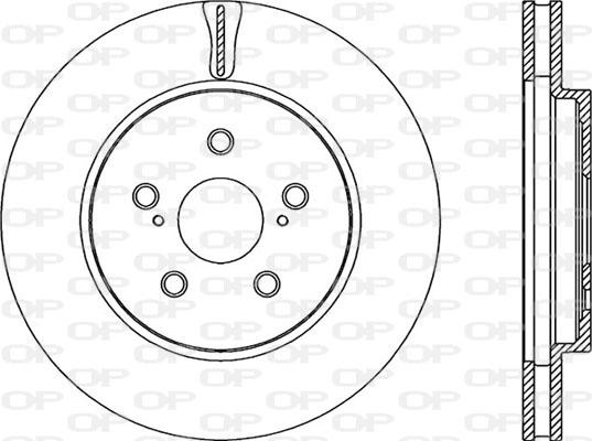 Open Parts BDR2238.20 - Гальмівний диск autocars.com.ua