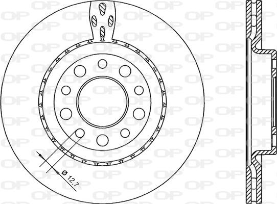 BOSCH 0 986 479 327 - Тормозной диск avtokuzovplus.com.ua