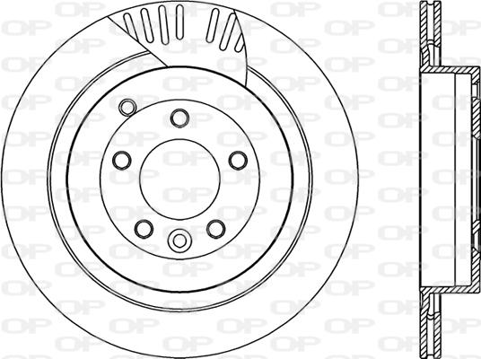 Open Parts BDR2257.20 - Гальмівний диск autocars.com.ua