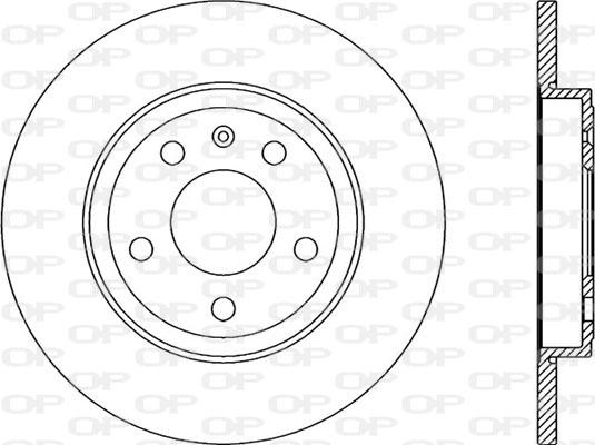 Open Parts BDR2261.10 - Гальмівний диск autocars.com.ua