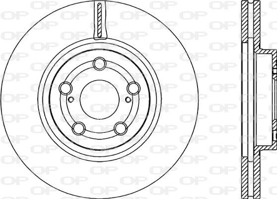 Open Parts BDR2266.20 - Гальмівний диск autocars.com.ua