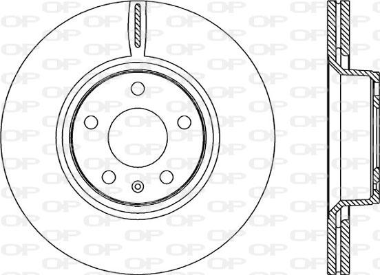 Open Parts BDR2268.20 - Гальмівний диск autocars.com.ua