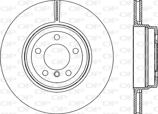 Open Parts BDR2279.20 - Гальмівний диск autocars.com.ua