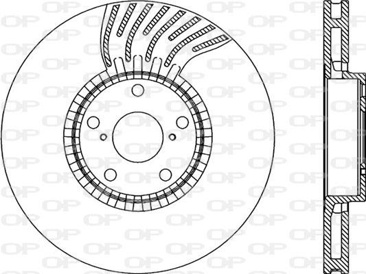 Open Parts BDR2284.20 - Гальмівний диск autocars.com.ua