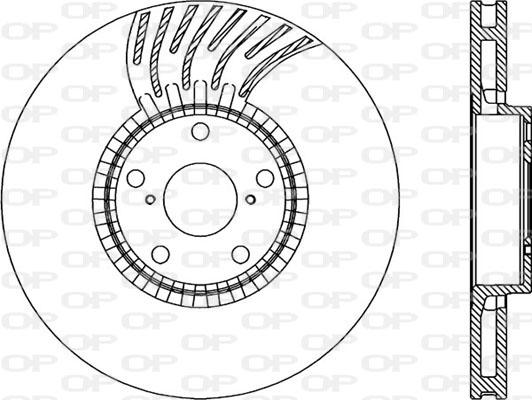 Open Parts BDR2285.20 - Гальмівний диск autocars.com.ua