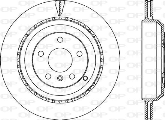 Open Parts BDR2297.20 - Гальмівний диск autocars.com.ua