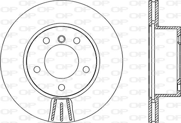 Open Parts BDR2328.20 - Гальмівний диск autocars.com.ua