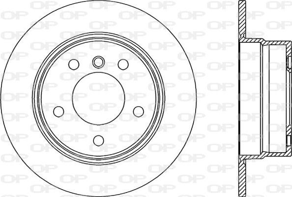 Open Parts BDR2330.10 - Гальмівний диск autocars.com.ua