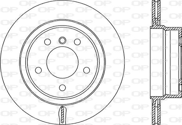 Open Parts BDR2331.20 - Гальмівний диск autocars.com.ua