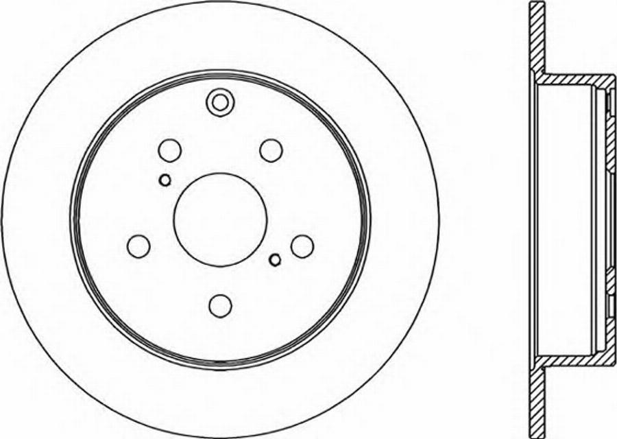 Open Parts BDR2340.10 - Гальмівний диск autocars.com.ua