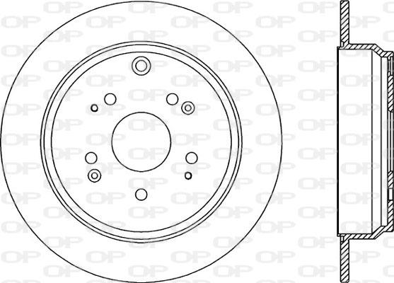 Open Parts BDR2343.10 - Тормозной диск autodnr.net