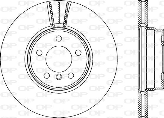 Open Parts BDR2361.20 - Гальмівний диск autocars.com.ua