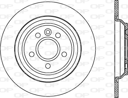 Open Parts BDR2379.10 - Гальмівний диск autocars.com.ua