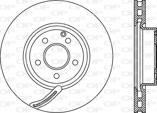 Open Parts BDR2392.20 - Гальмівний диск autocars.com.ua