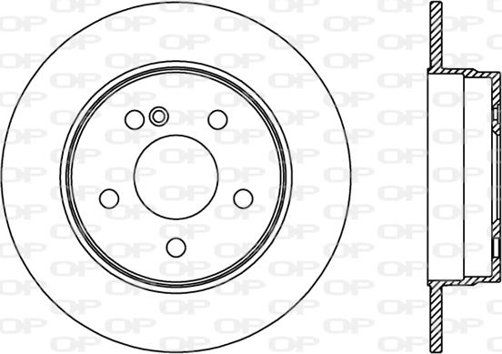 Open Parts BDR2394.10 - Гальмівний диск autocars.com.ua