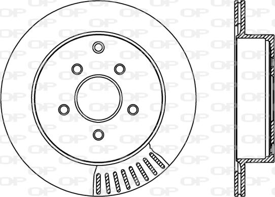 Open Parts BDR2402.20 - Тормозной диск autodnr.net