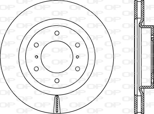 CAR BDR2406.20 - Гальмівний диск autocars.com.ua