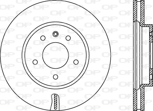 Open Parts BDR2417.20 - Гальмівний диск autocars.com.ua