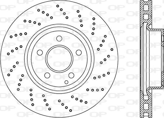 Open Parts BDR2419.25 - Гальмівний диск autocars.com.ua