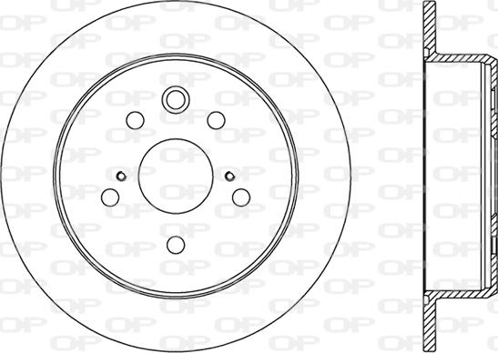 Open Parts BDR2460.10 - Гальмівний диск autocars.com.ua