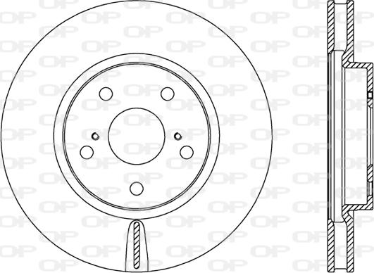 Open Parts BDR2462.20 - Гальмівний диск autocars.com.ua