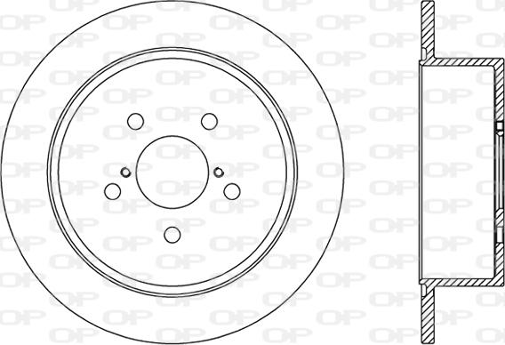 Open Parts BDR2470.10 - Тормозной диск autodnr.net